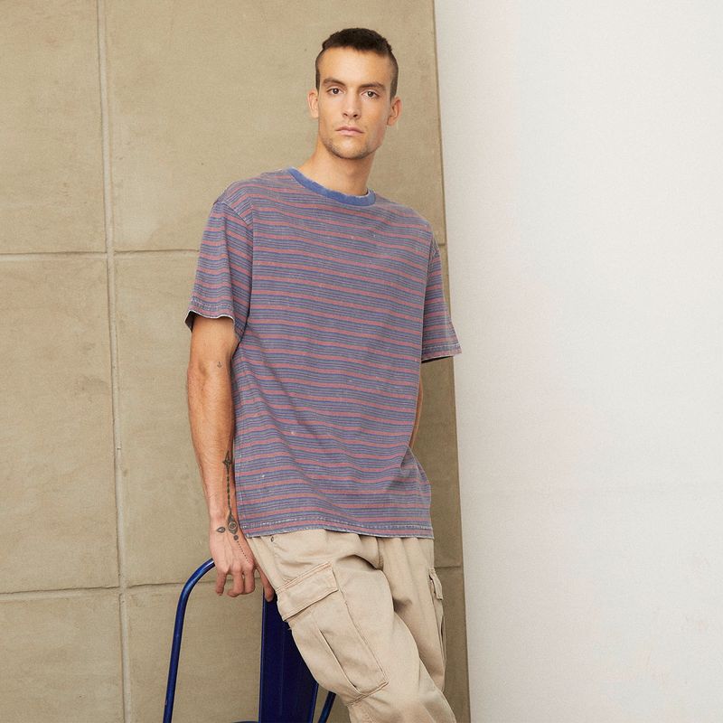 AMERICANINO - Polera Manga Corta Hombre Algodón Americanino