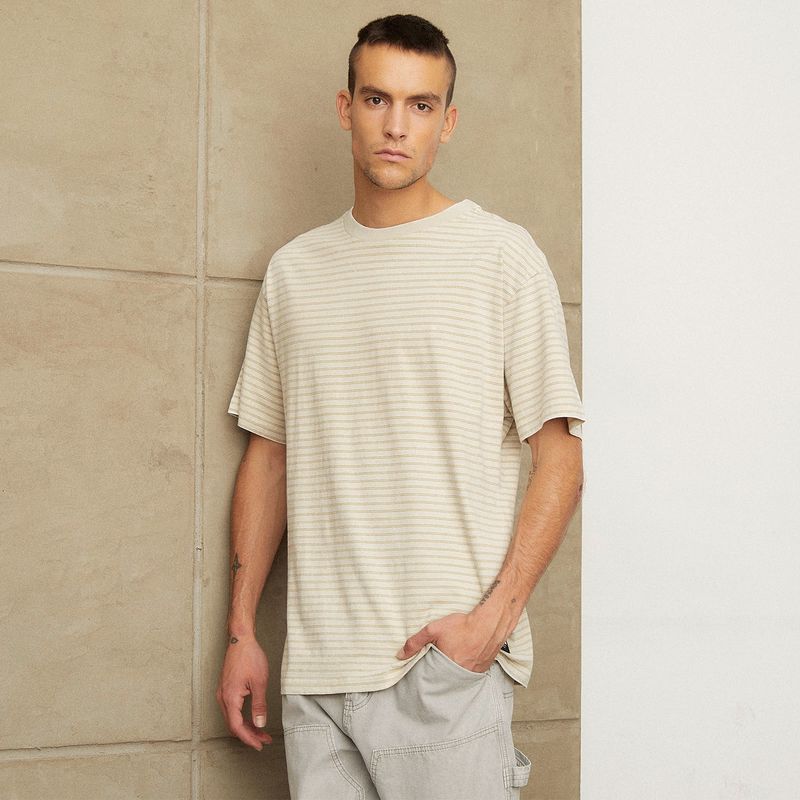 AMERICANINO - Polera Manga Corta Hombre Algodón Americanino