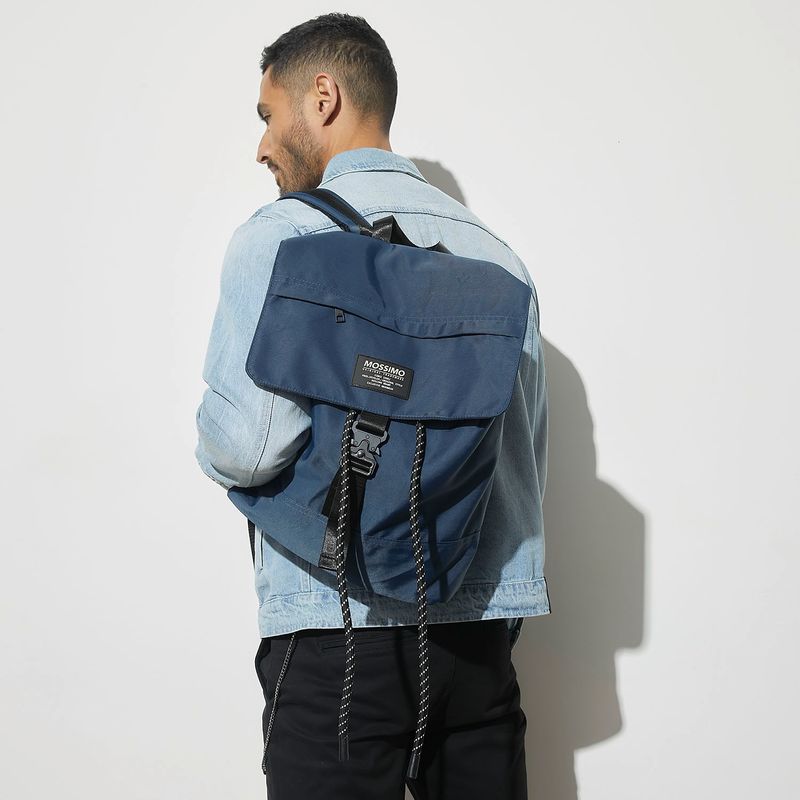 MOSSIMO - Mochila Negra Hombre Mossimo