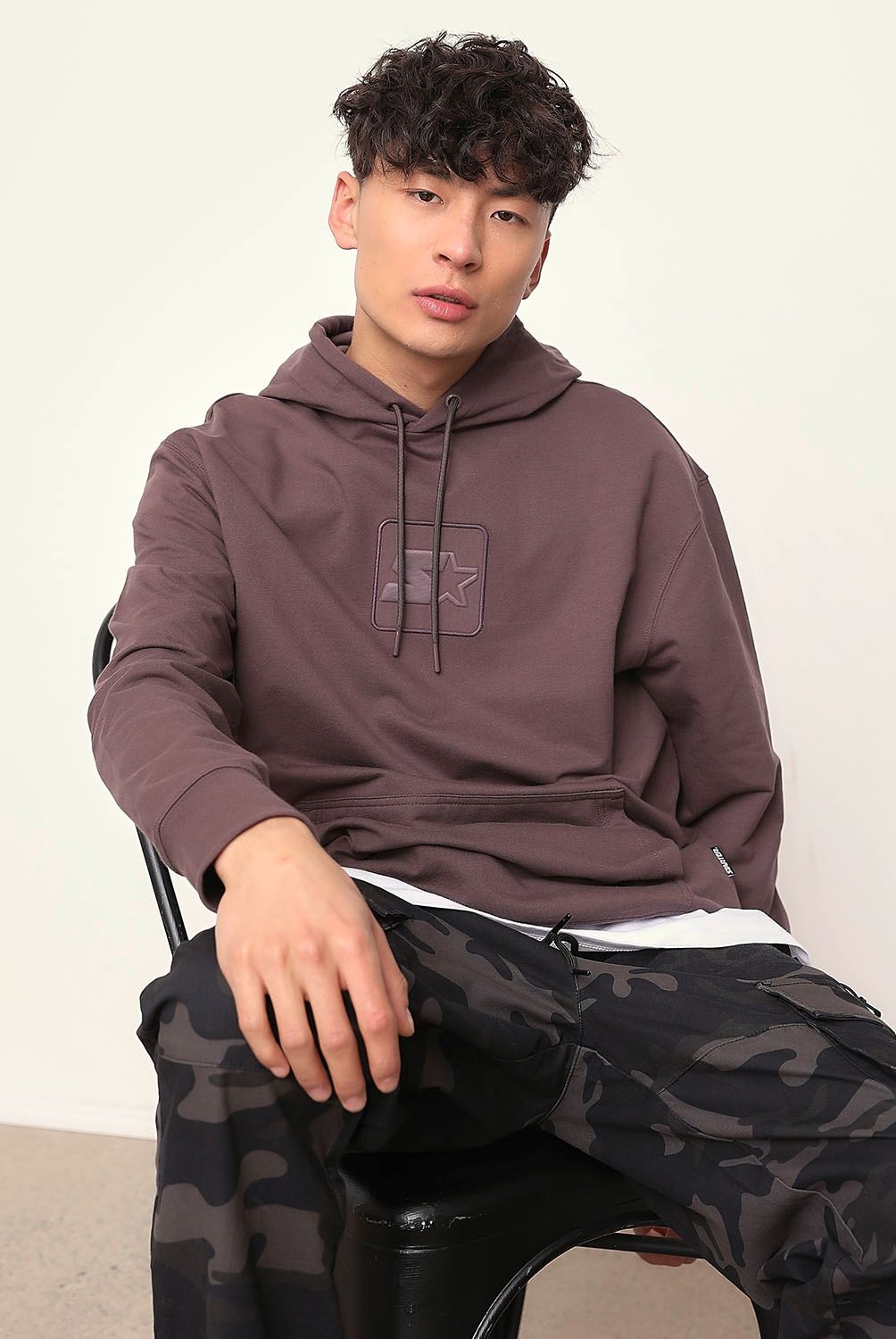 STARTER - Polerón Hoodie Casual Algodón Hombre Starter