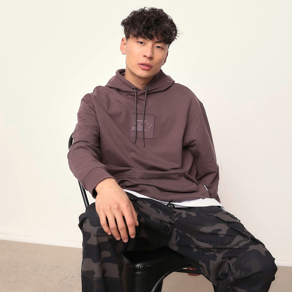 STARTER - Polerón Hoodie Casual Algodón Hombre Starter