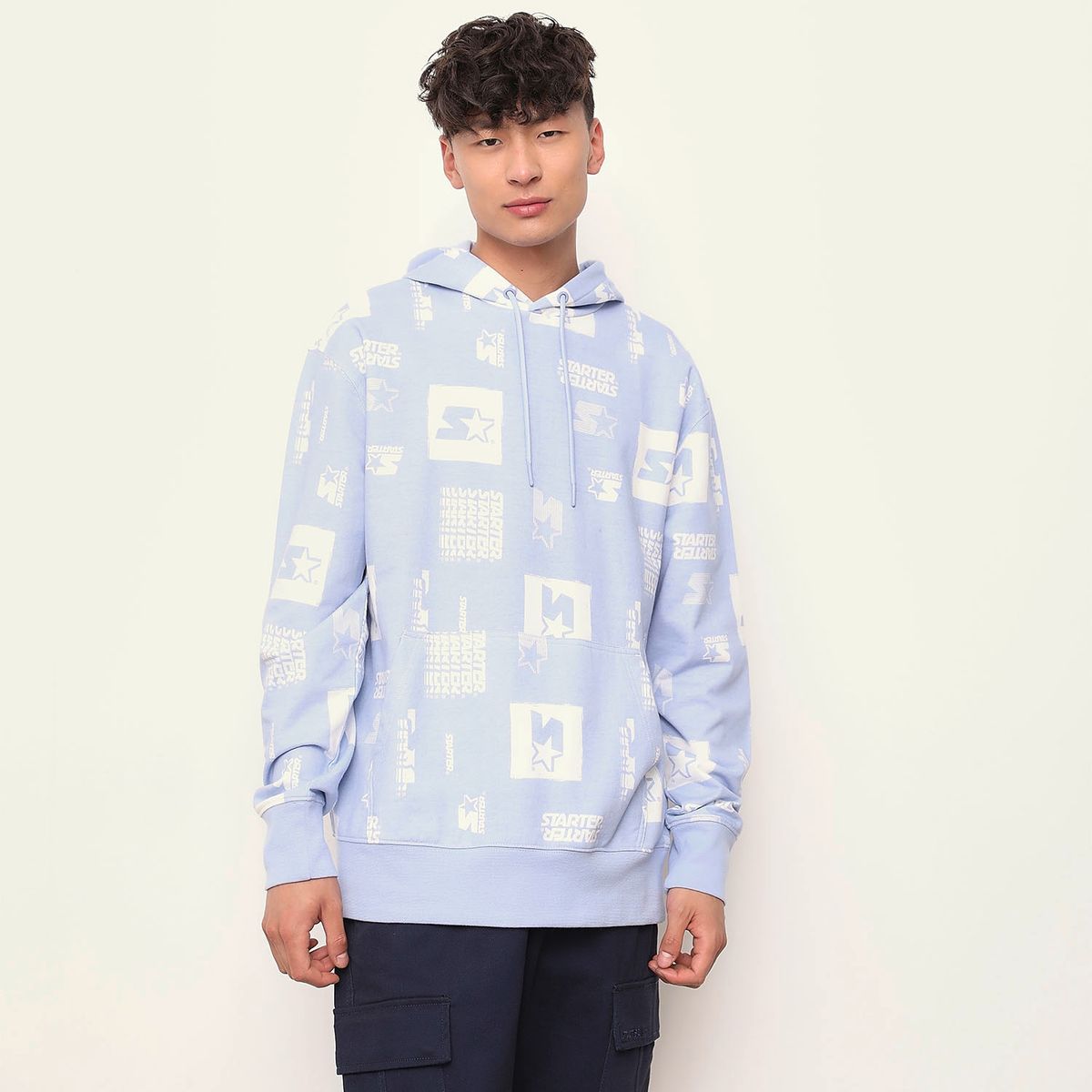 STARTER - Polerón Hoodie Casual Algodón Hombre Starter