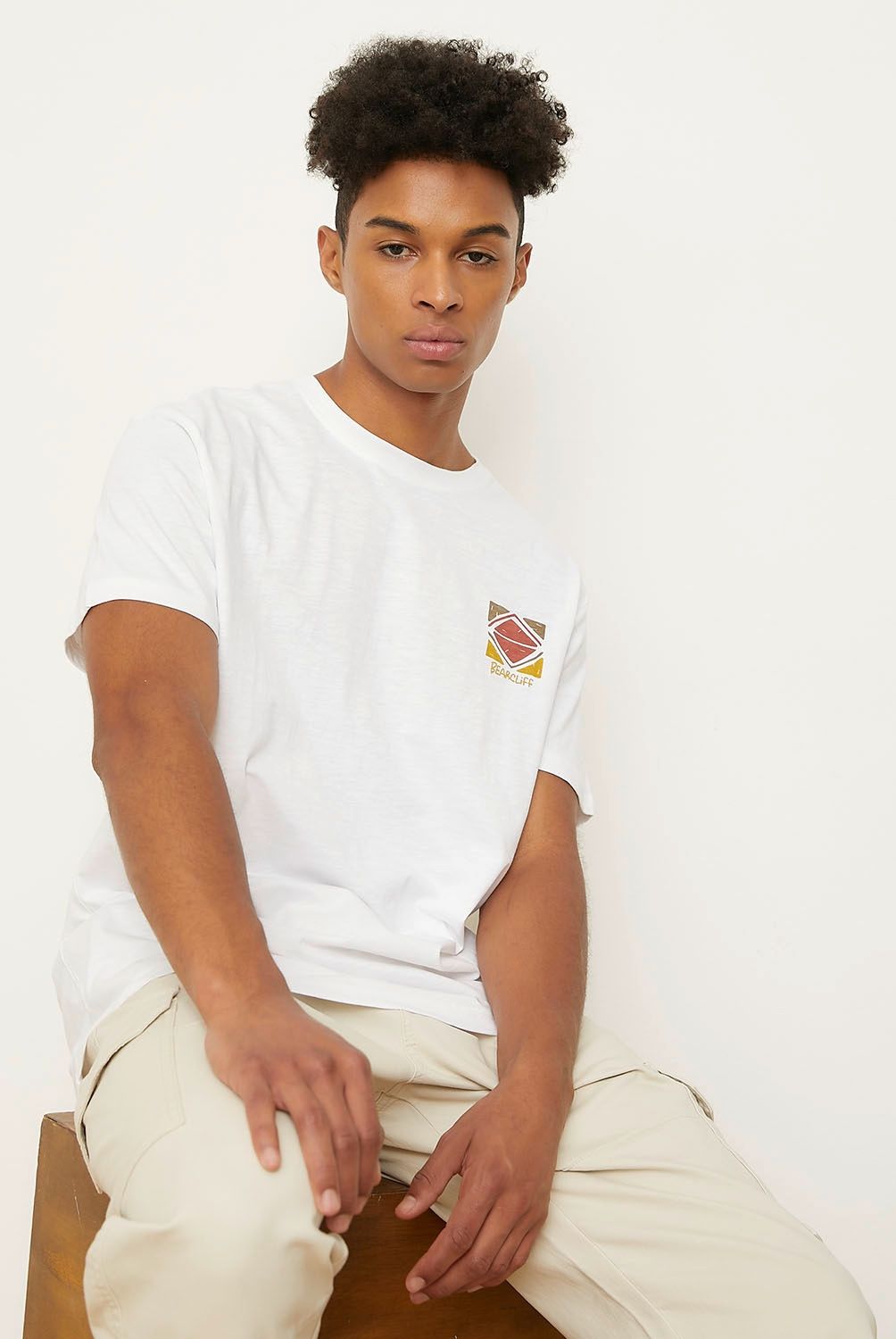 BEARCLIFF - Polera Manga Corta Algodón Hombre Bearcliff