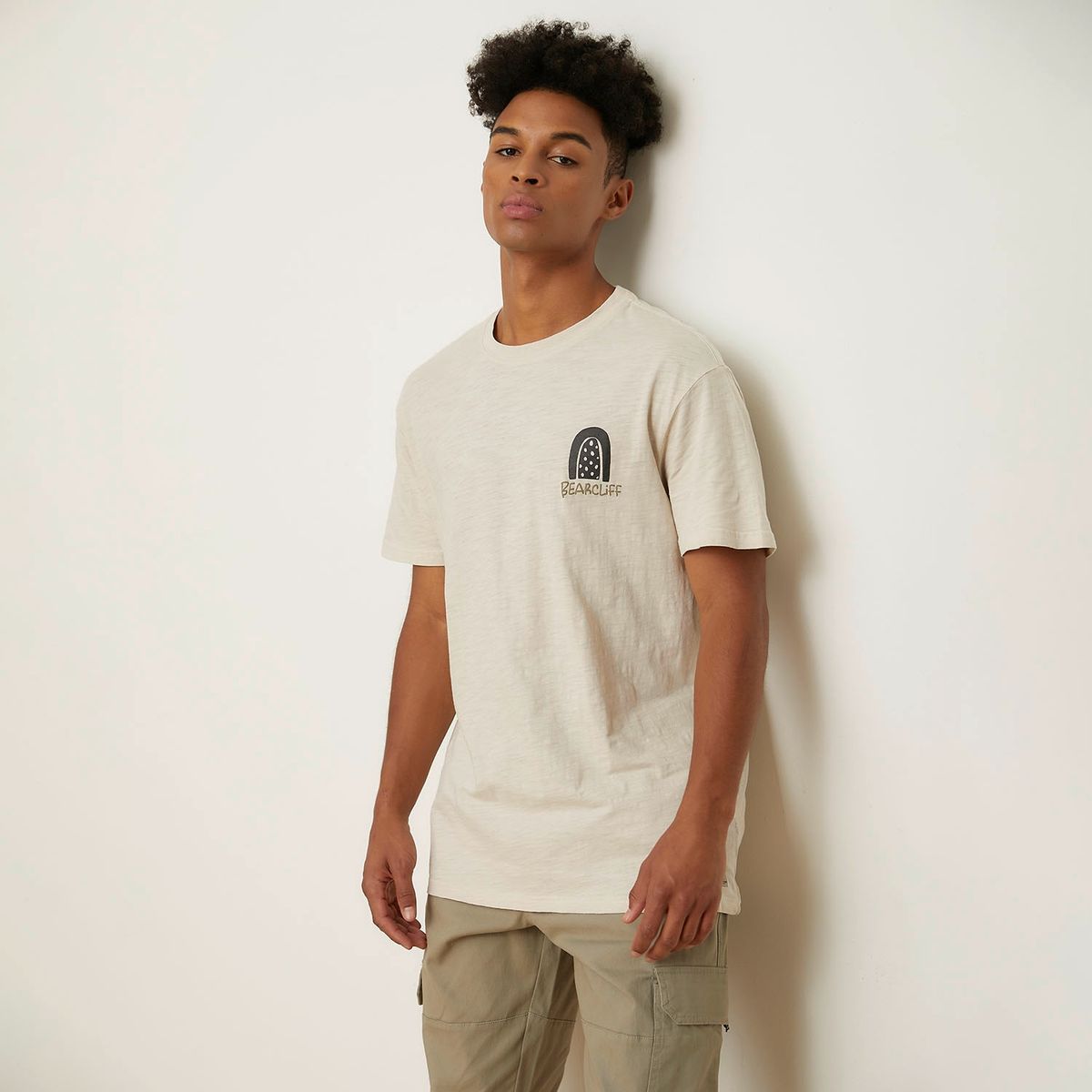 BEARCLIFF - Polera Manga Corta Algodón Hombre Bearcliff