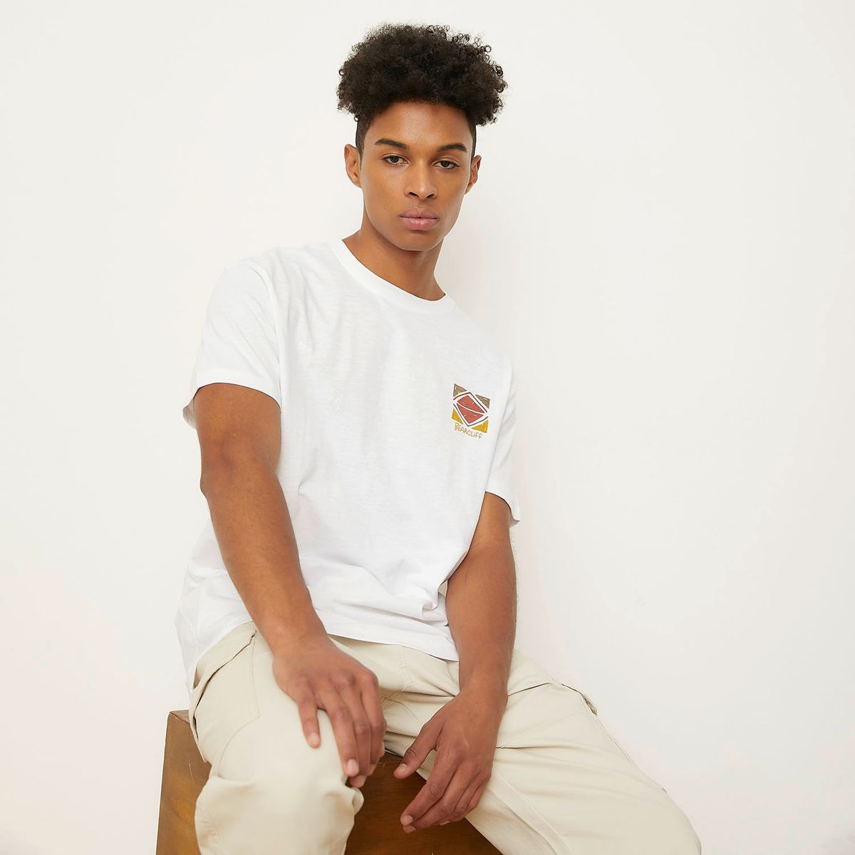 BEARCLIFF - Polera Manga Corta Algodón Hombre Bearcliff