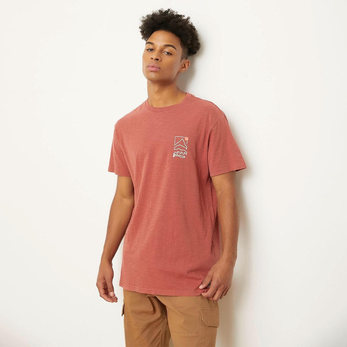 BEARCLIFF - Polera Manga Corta Algodón Hombre Bearcliff