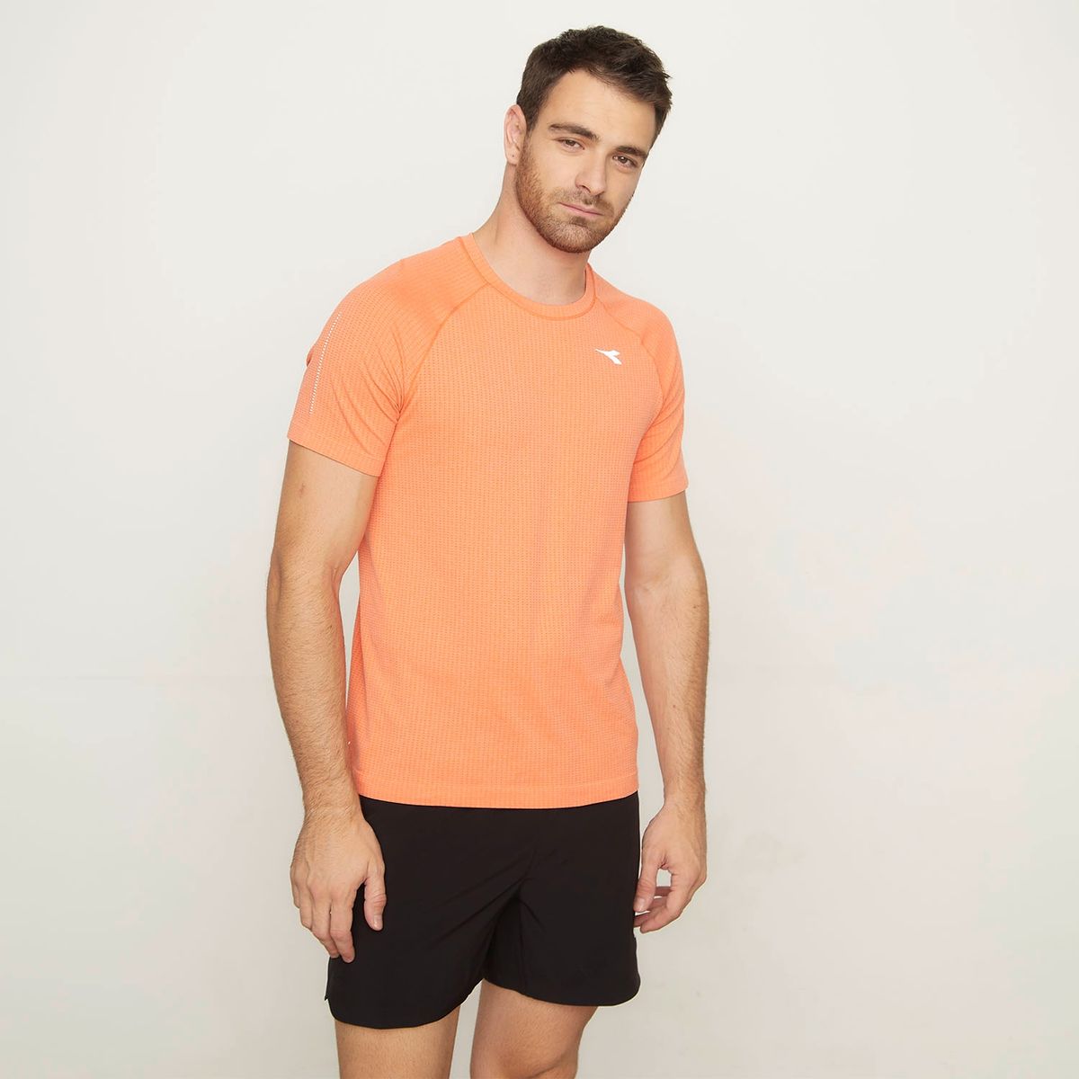 DIADORA - Polera Deportiva Manga Corta Hombre Diadora