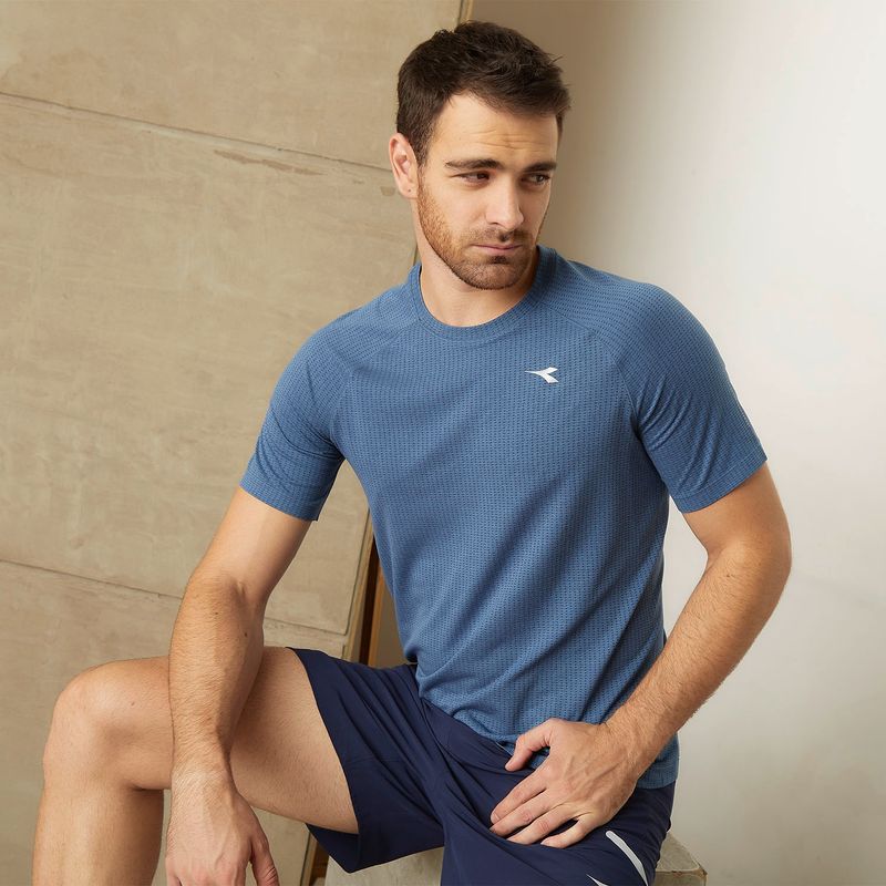 DIADORA - Polera Deportiva Manga Corta Hombre Diadora