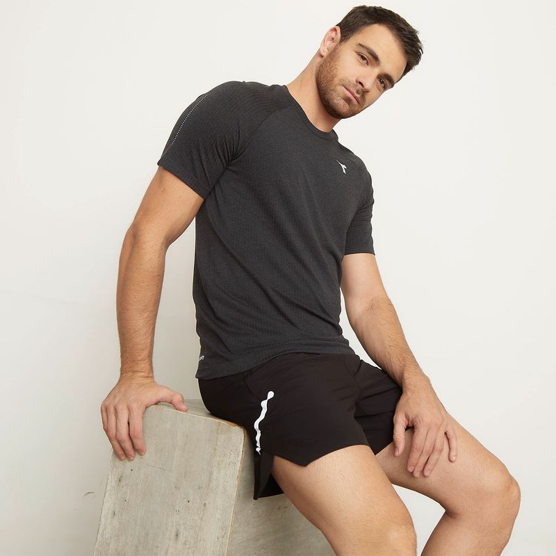 DIADORA - Polera Deportiva Manga Corta Hombre Diadora