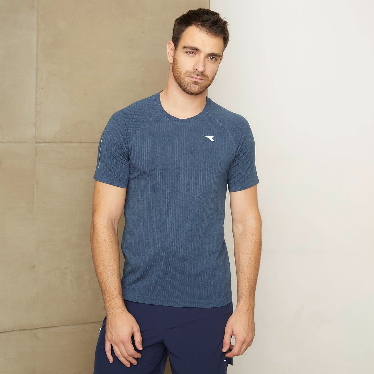 DIADORA - Polera Deportiva Manga Corta Hombre Diadora