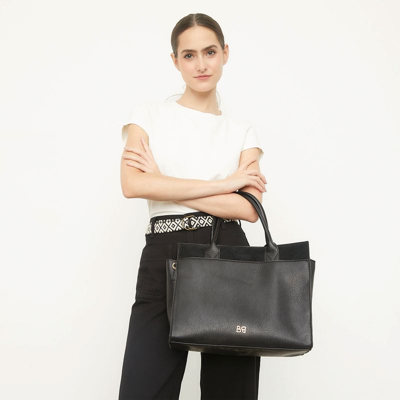 BASEMENT - Cartera Negra Mujer Basement