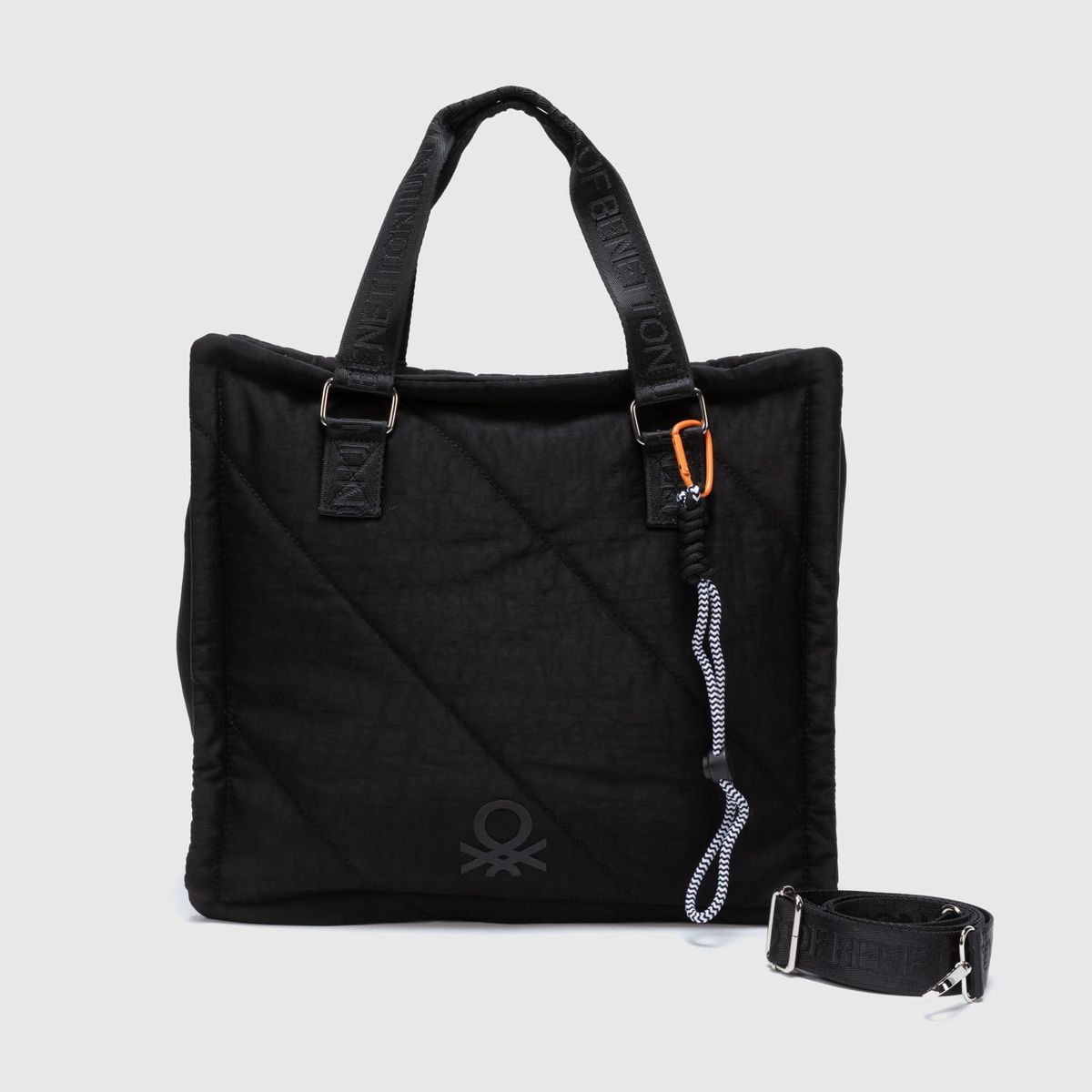 BENETTON - Cartera Negra Mujer Benetton