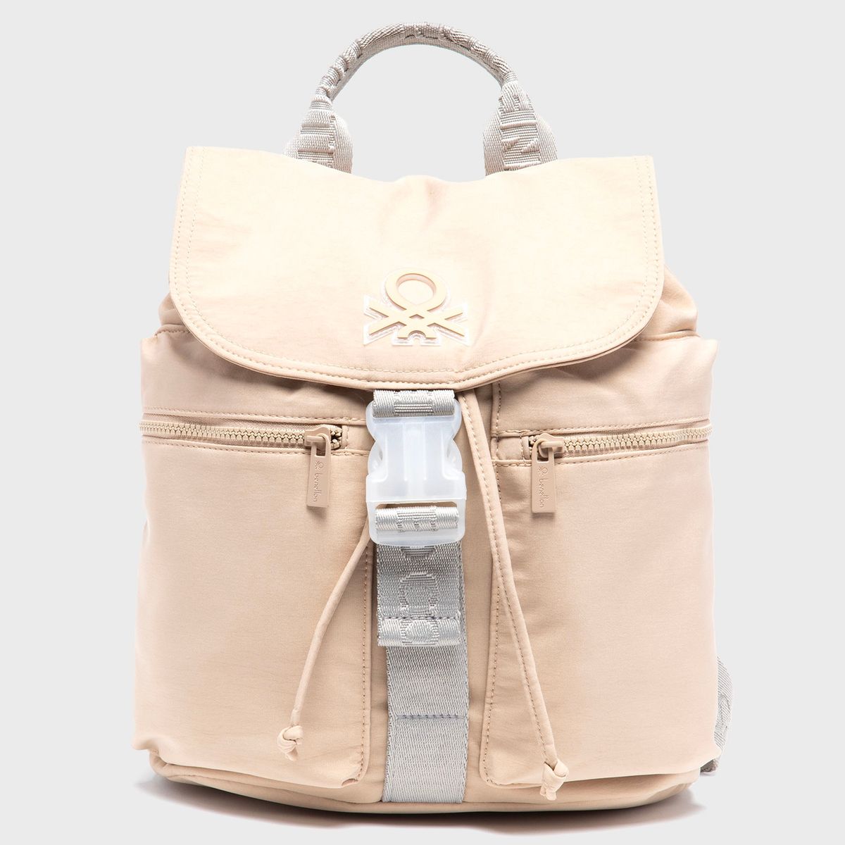 BENETTON - Mochila Negra Mujer Benetton