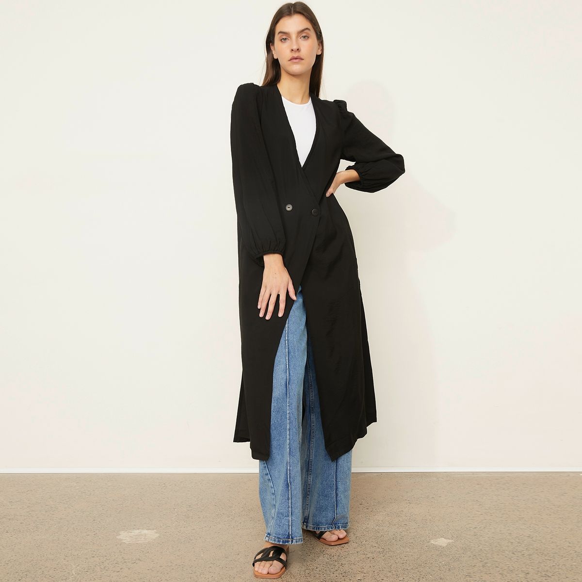 BASEMENT - Kimono Manga Larga Animal Print Mujer Basement