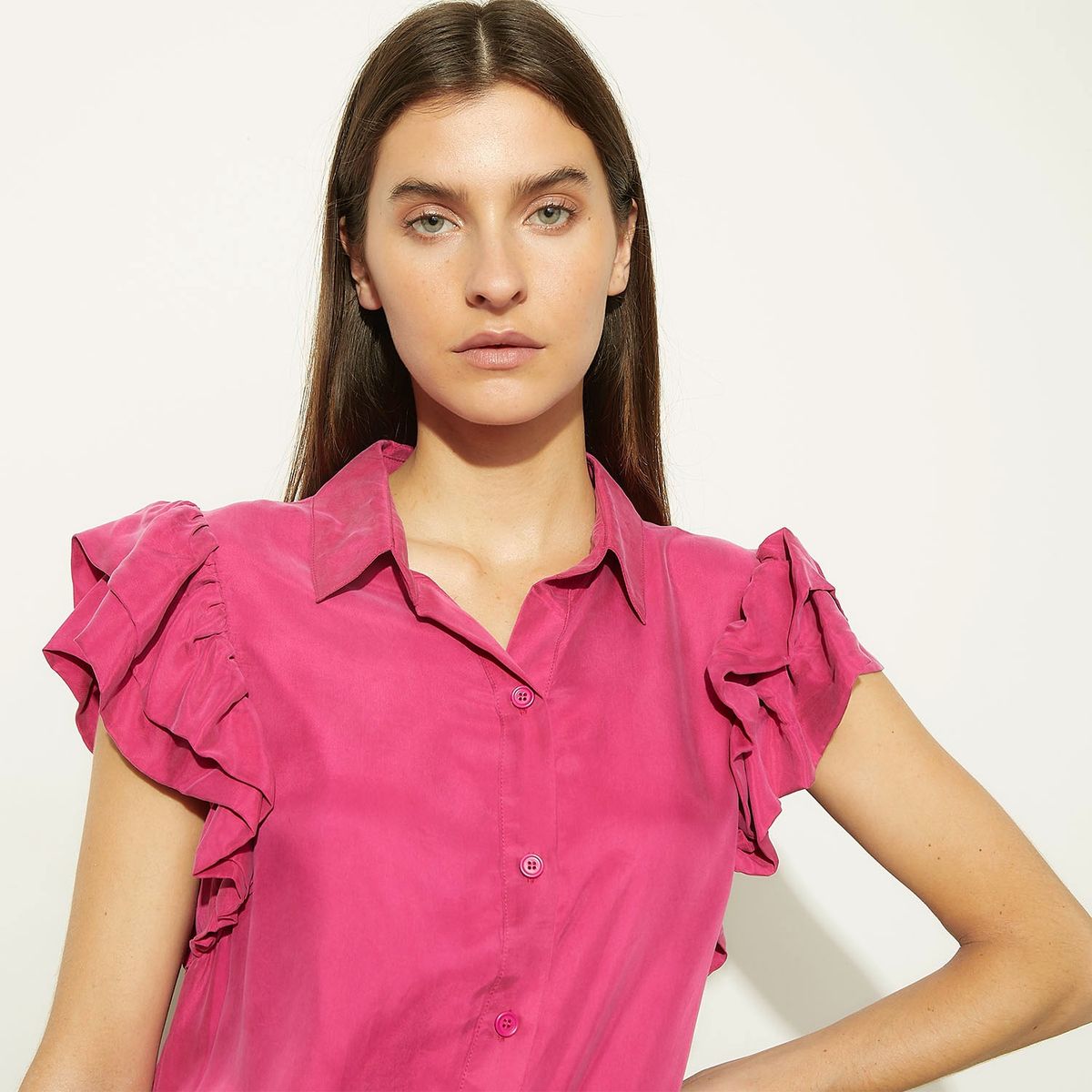 BASEMENT - Blusa Manga Corta Mujer Basement