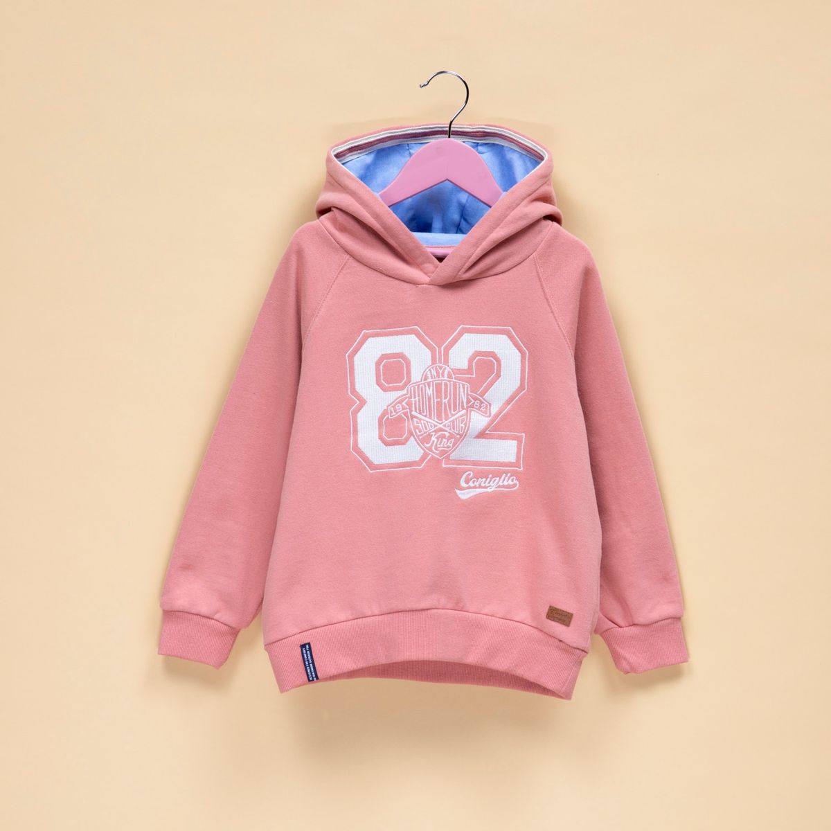 CONIGLIO - Polerón Niño Algodón Con Gorro Coniglio