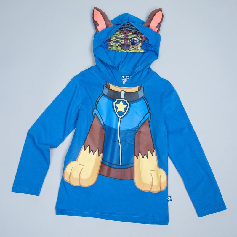 PAW PATROL - Polera Con Gorro Niño Algodón Paw Patrol