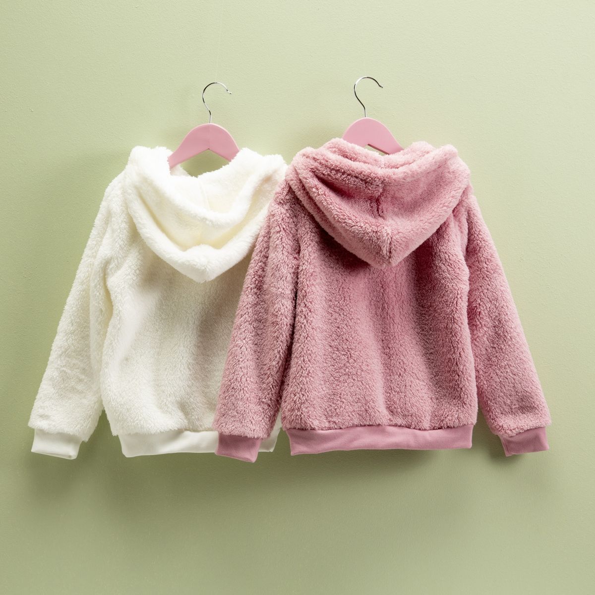 YAMP - Polerón Polar Niña Pack De 2 Unidades Con Gorro Yamp