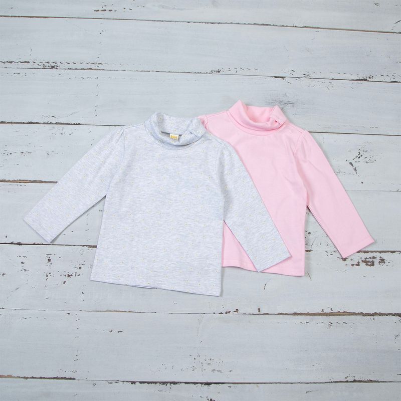 YAMP - Beatle Bebé Niña Pack De 2 Unidades Algodón Con Cuello Yamp