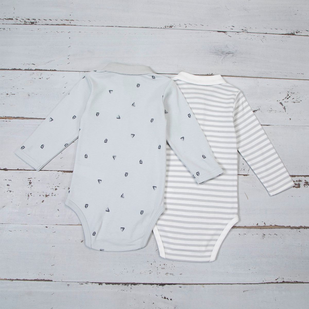 YAMP - Body Bebé Niño Pack De 2 Unidades Algodón Yamp