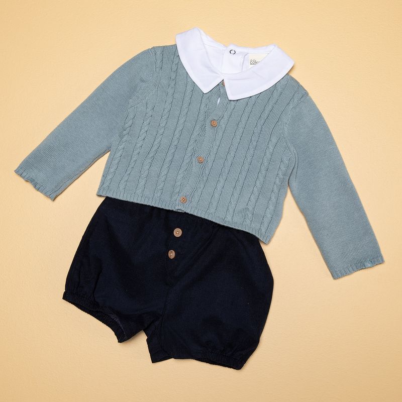 CONIGLIO - Conjunto Bebé Niña 3 Piezas Algodón Coniglio