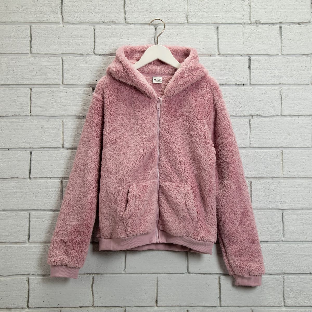 ELEVEN - Polerón Niña Algodón Con Gorro Eleven