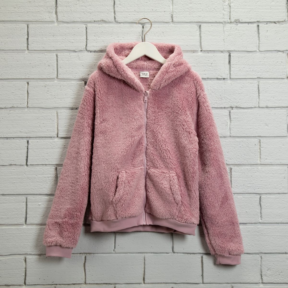 ELEVEN - Polerón Niña Algodón Con Gorro Eleven