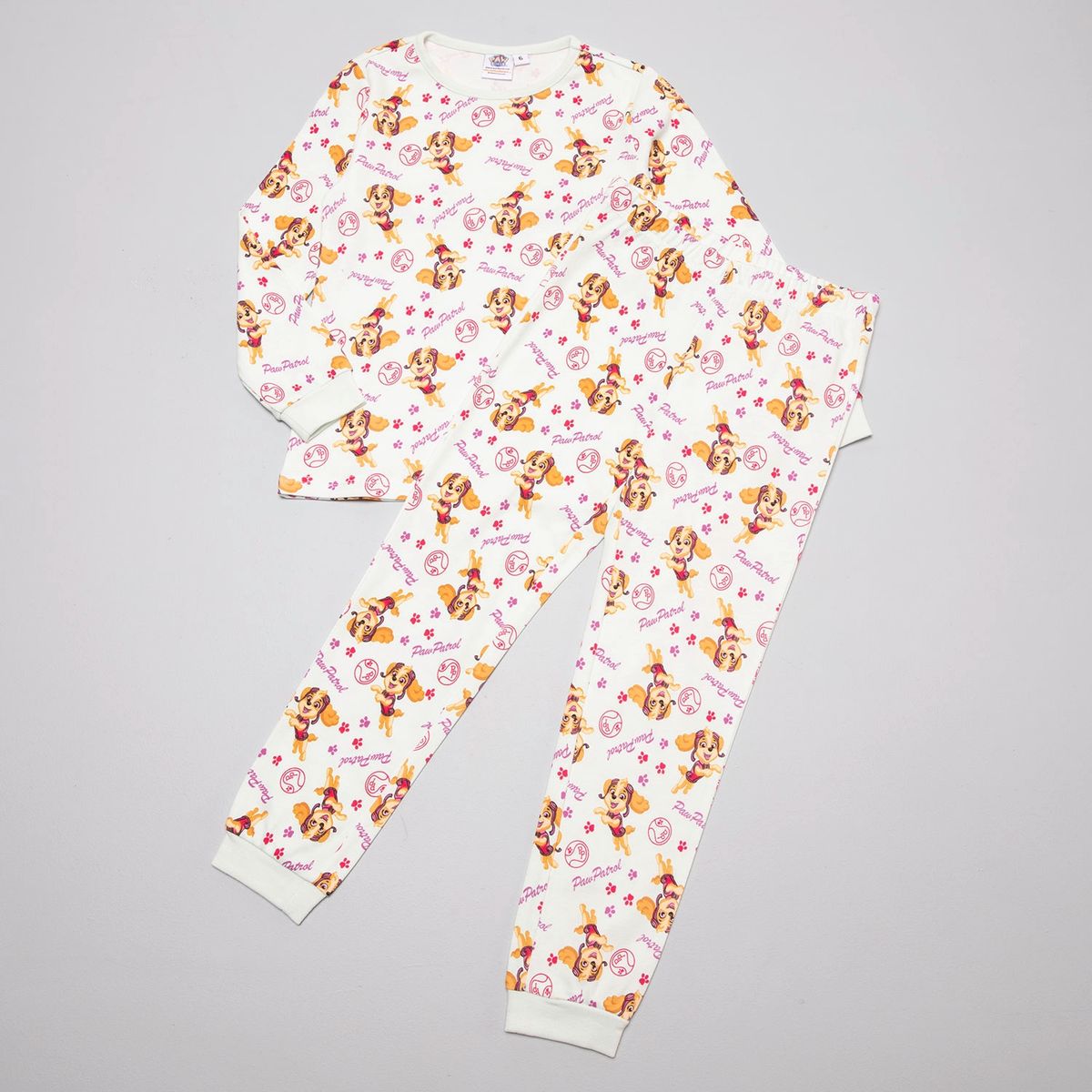 PAW PATROL - Pijama Niña 2 Piezas Algodón Paw Patrol