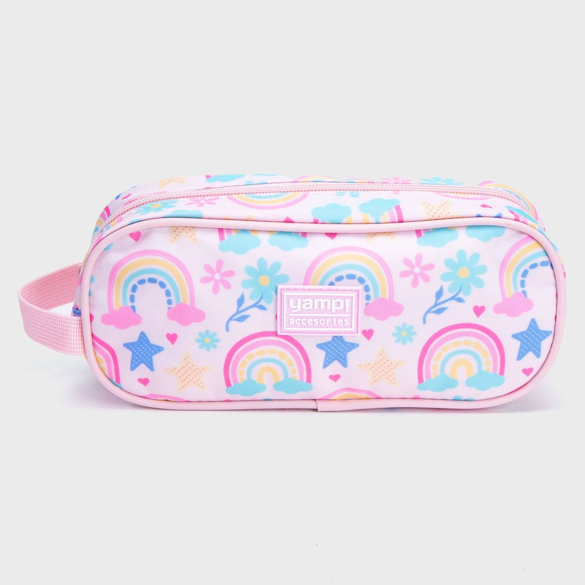 YAMP - Mochila Infantil Con Ruedas Unicornio + Lonchera + Estuche Yamp