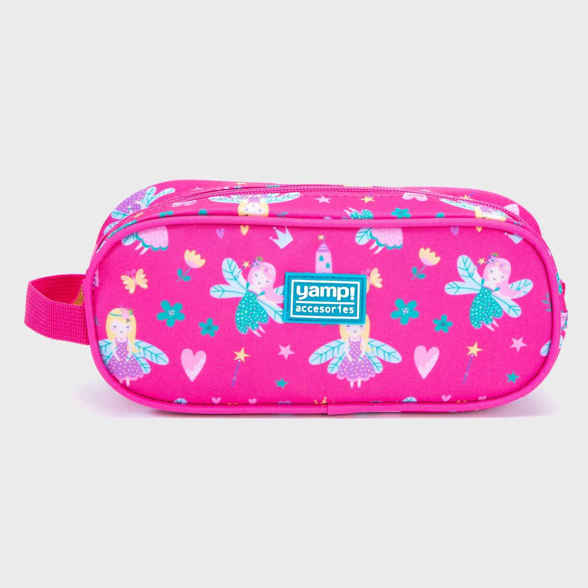 YAMP - Mochila Infantil Con Ruedas Unicornio + Lonchera + Estuche Yamp