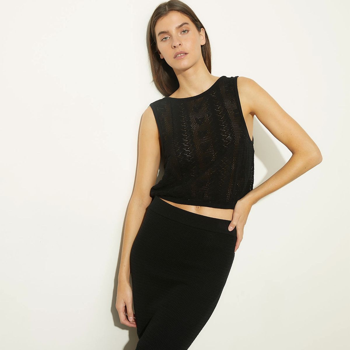 BASEMENT - Polera Sin Mangas Mujer Basement