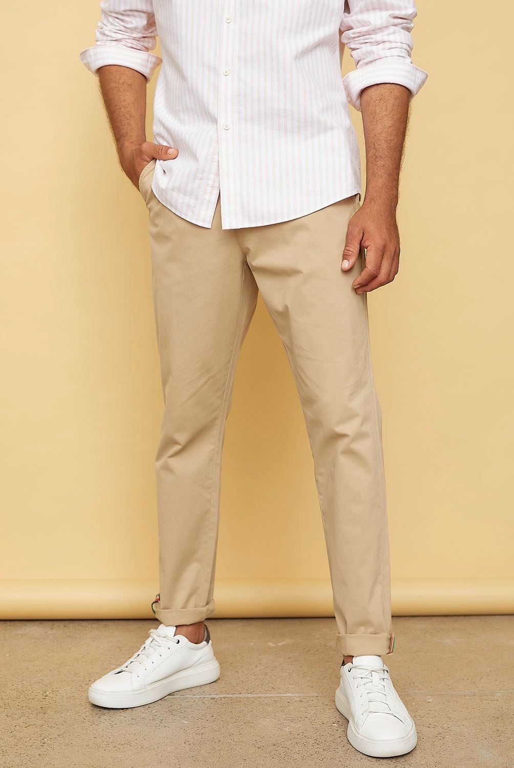 CASCAIS - Pantalón Chino Cascais Slim Fit Algodón Hombre