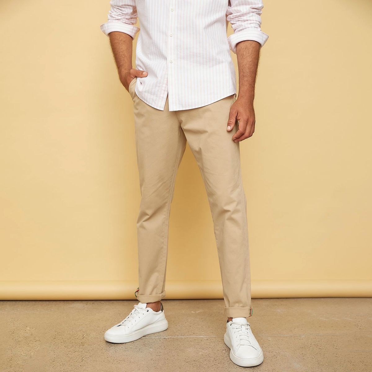 CASCAIS - Pantalón Chino Cascais Slim Fit Algodón Hombre