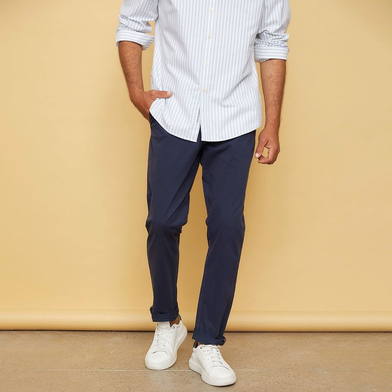 CASCAIS - Pantalón Chino Cascais Slim Fit Algodón Hombre