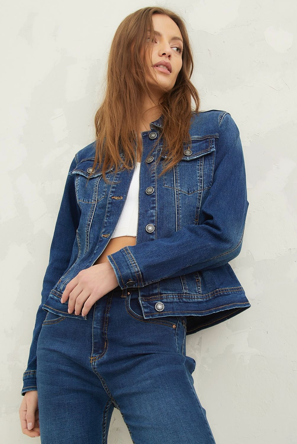 AMERICANINO - Chaqueta Jeans Mujer Americanino