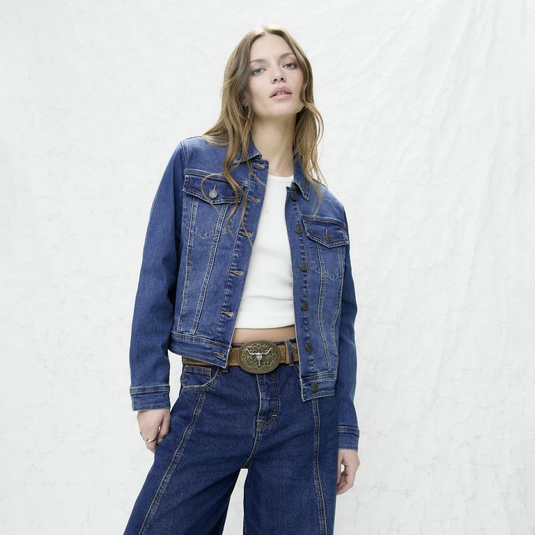 Chaqueta Jeans Mujer Regular Fit