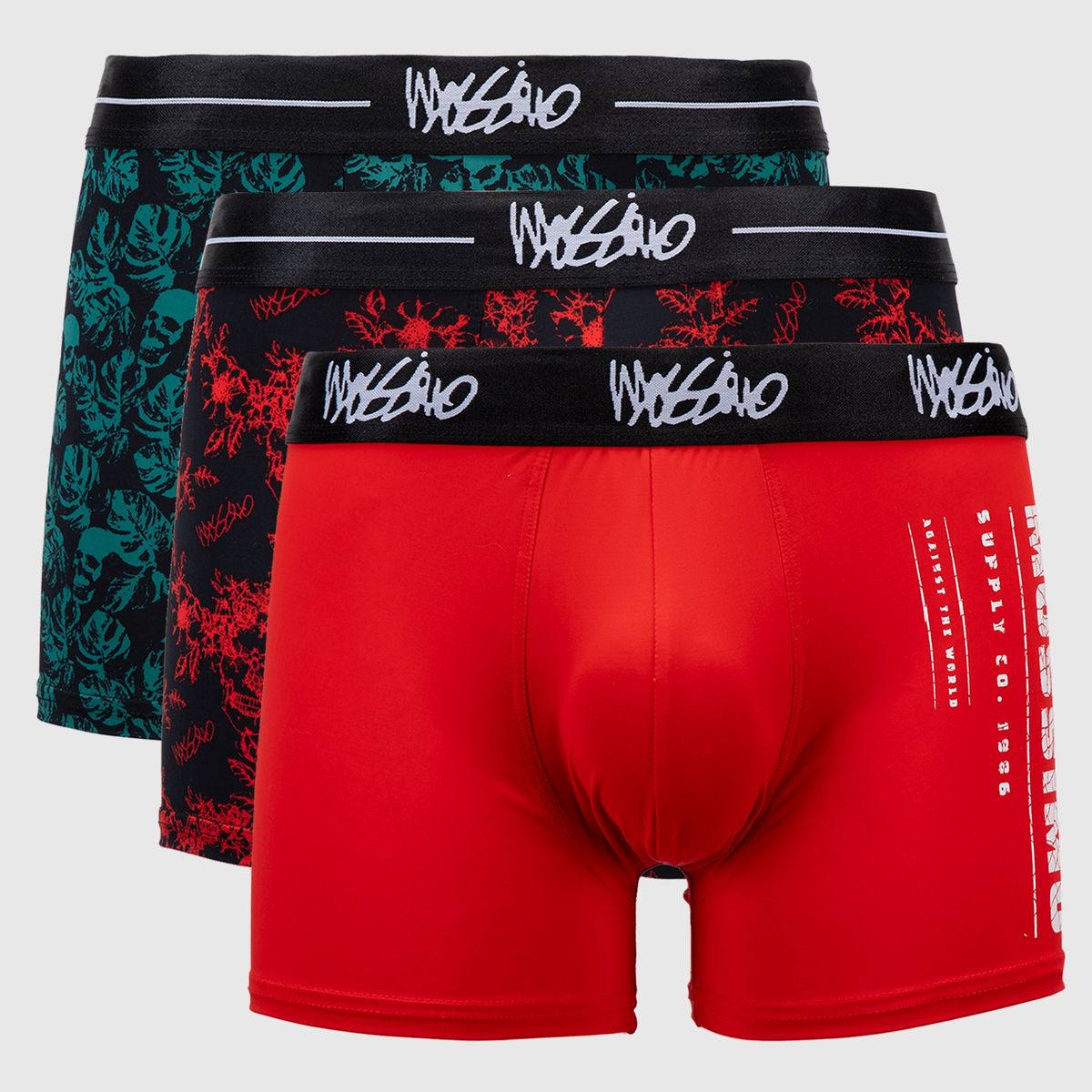 MOSSIMO - Pack De 3 Boxers Hombre Mossimo