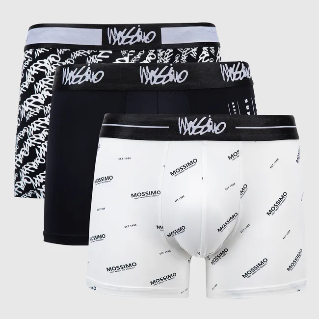 MOSSIMO - Pack De 3 Boxers Hombre Mossimo