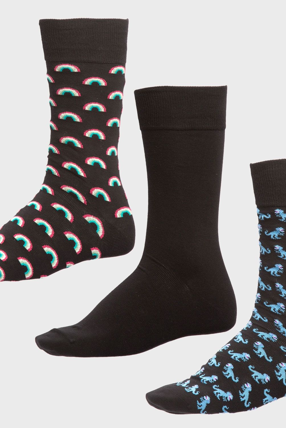 BASEMENT - Calcetines Largos Basement Diseño Surtido Hombre