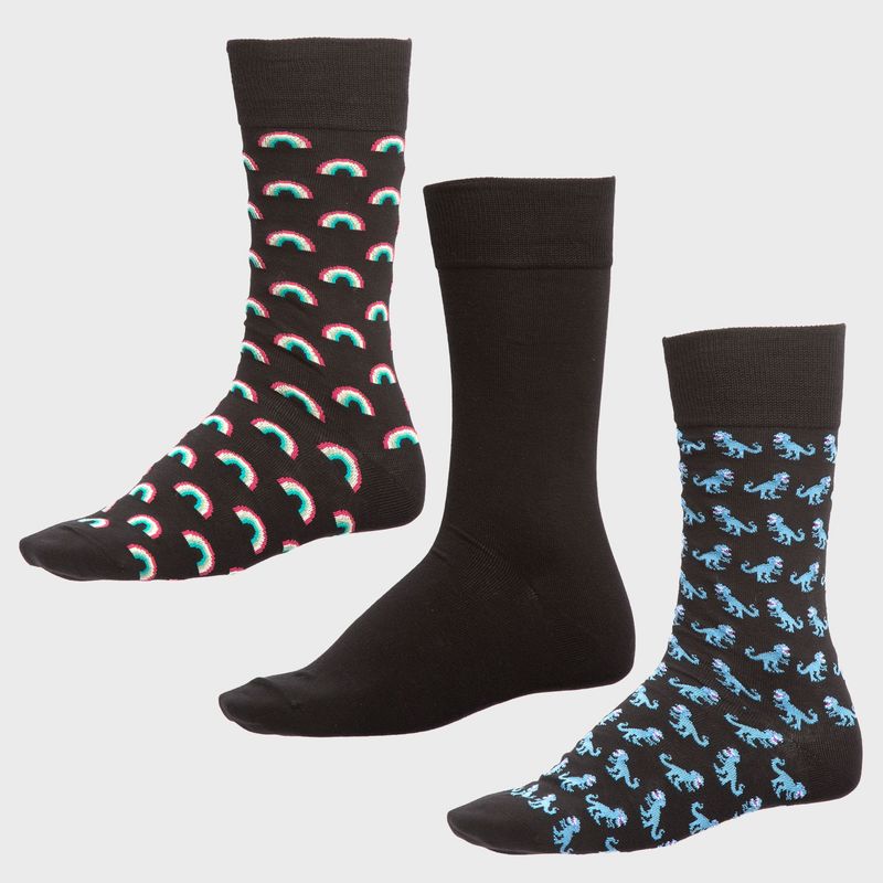BASEMENT - Calcetines Largos Basement Diseño Surtido Hombre