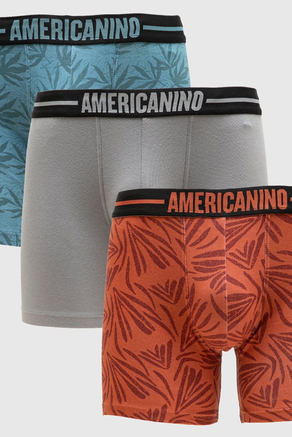 AMERICANINO - Pack De 3 Boxer Algodón Hombre Americanino