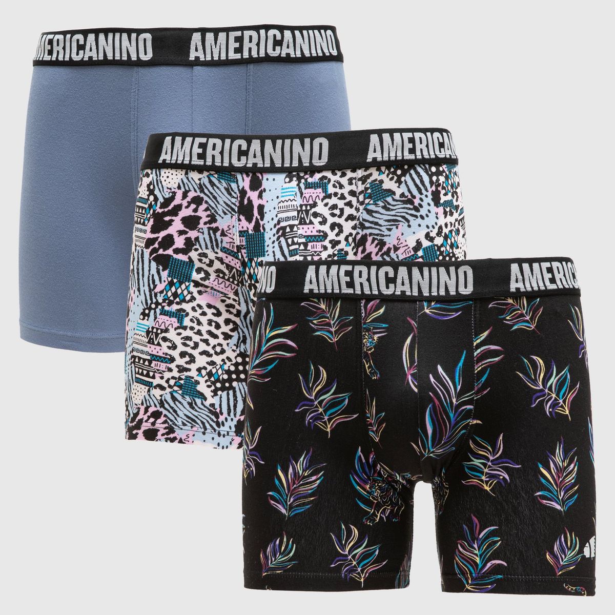 AMERICANINO - Pack de 3 Bóxer Algodón Hombre Americanino