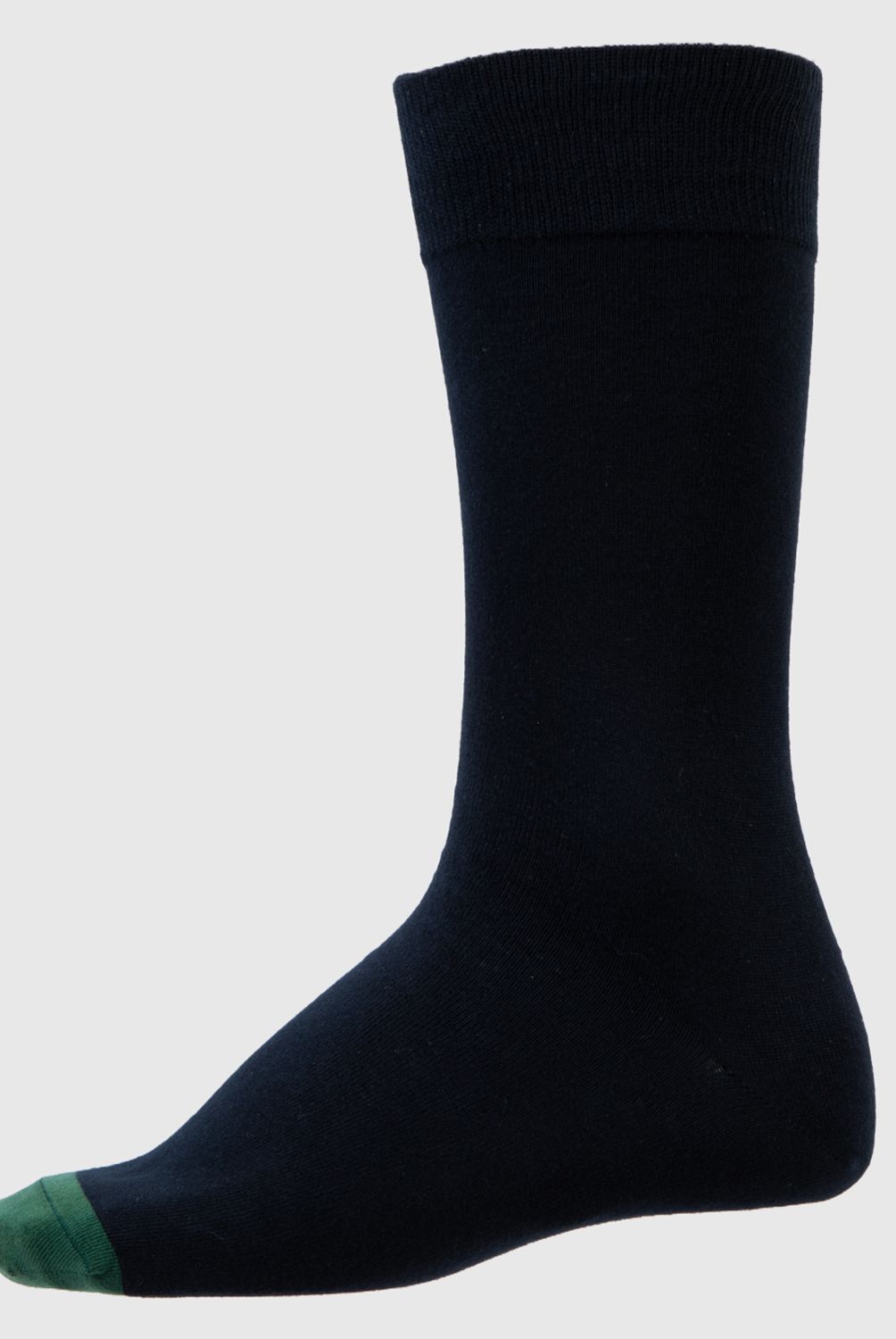 BASEMENT - Calcetines Largos Basement Algodón Diseño con Puntera de Color Hombre