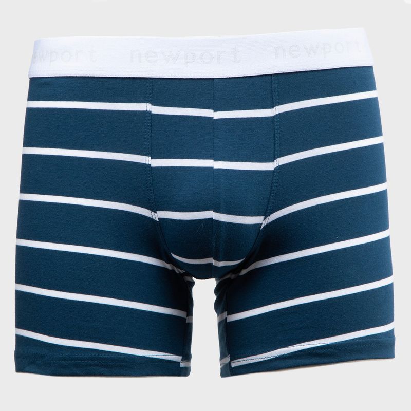 NEWPORT - Pack de 4 Boxers Algodón Rayados Hombre Newport