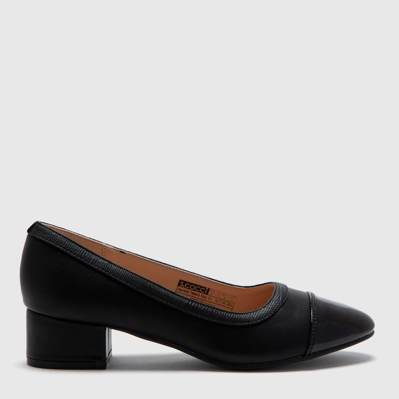 S COCCI - Zapato Casual Mujer Negro Scocci