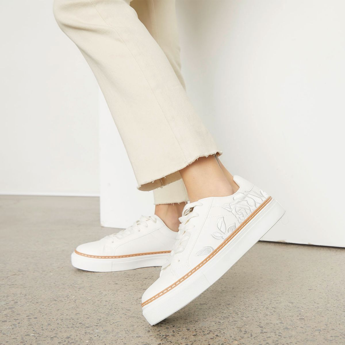 BASEMENT - Bambory Zapatilla Urbana Mujer Blanco Basement