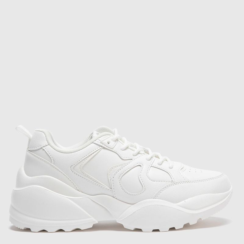 SYBILLA - Zapatillas Urbanas Sybilla Plataforma Media Mujer Blancas