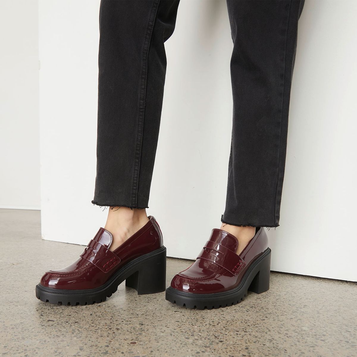 BASEMENT - Mocasín Mujer Rojo Basement