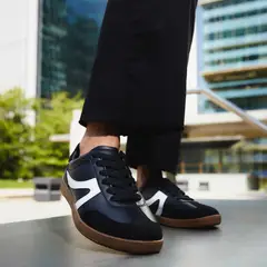 SYBILLA - Zapatillas Urbanas Diseño Clásico Mujer Negras