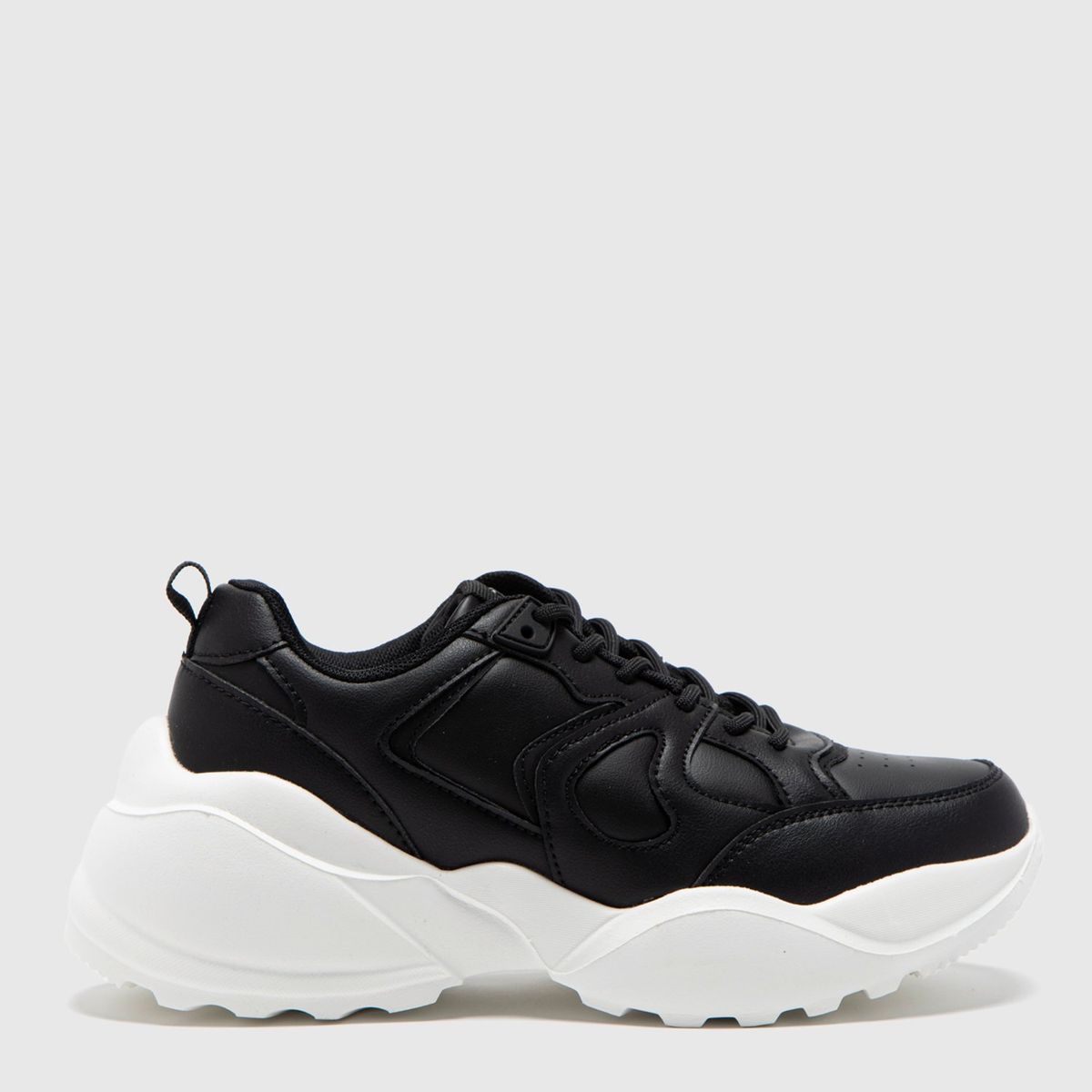 SYBILLA - Zapatillas Urbanas Sybilla Negra Sintética Mujer Plataforma Media